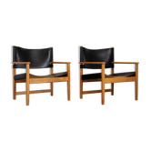 Set of 2  Safari chairs, Denmark 1960s