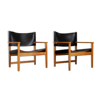 Set of 2  Safari chairs, Denmark 1960s