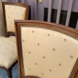 Paire de chaise style Louis XVI