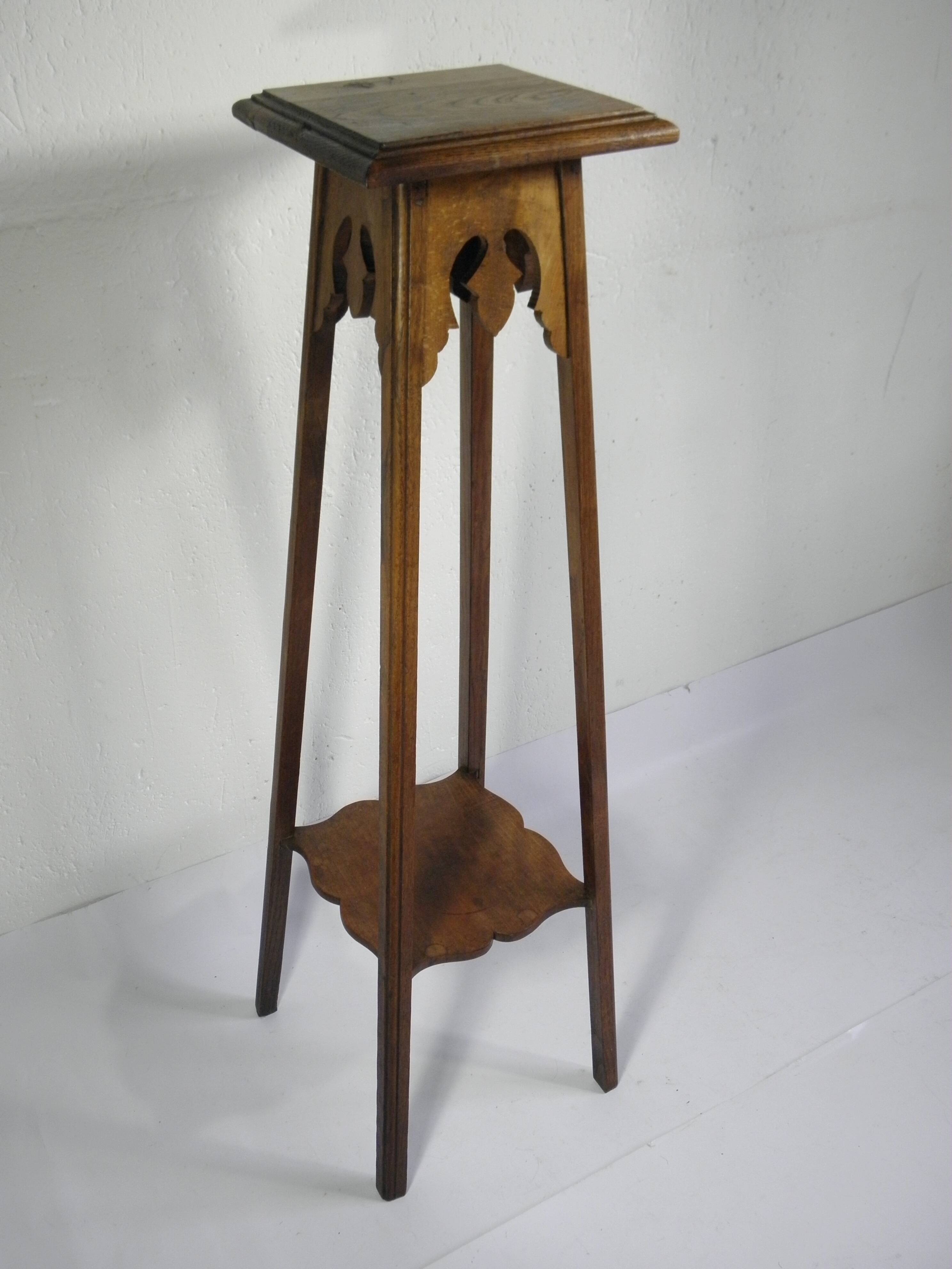 Wooden stool 103 cm - early 20th century