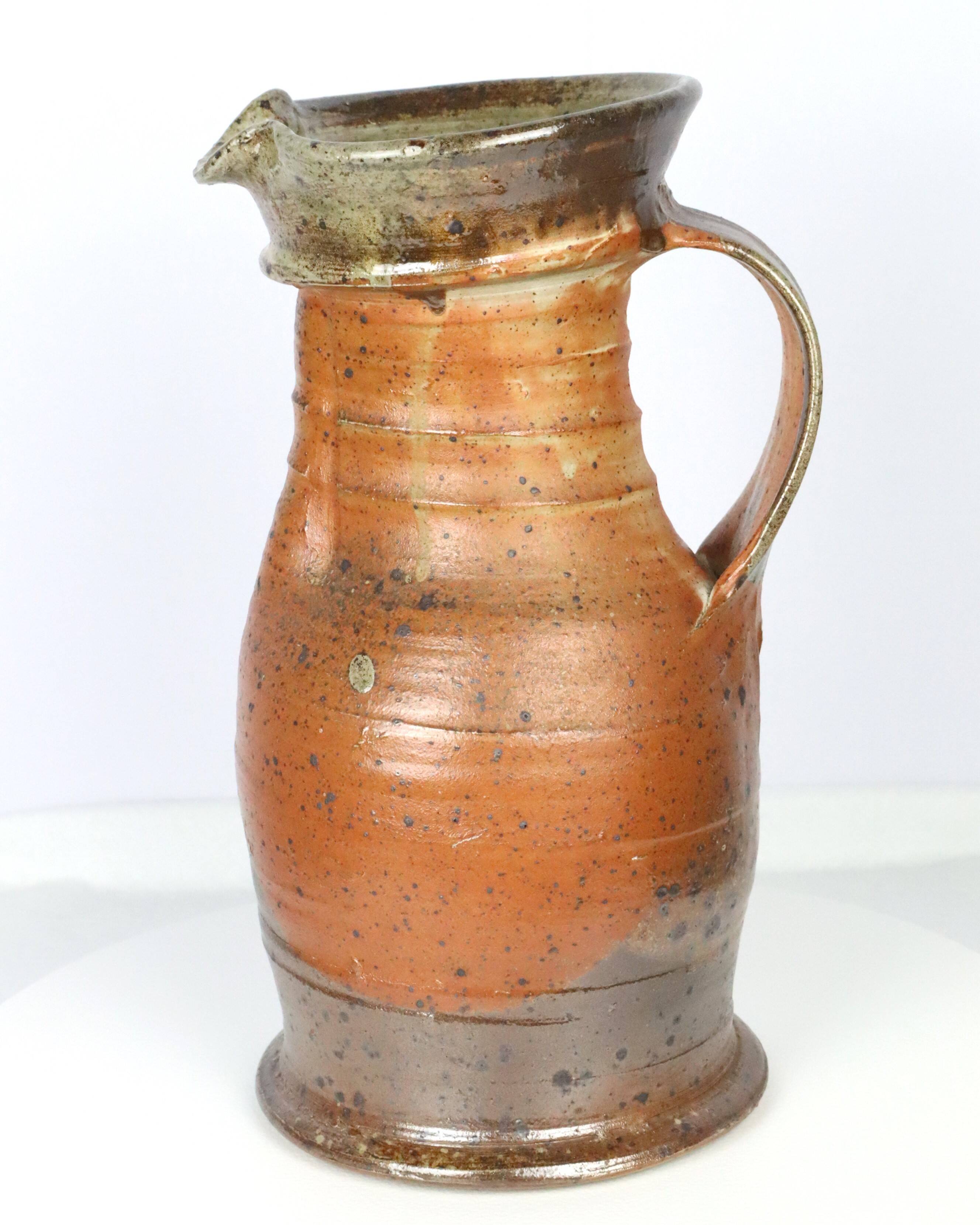 Stoneware pitcher vase by Pedley La Borne 1970