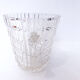 Molded glass ice bucket, 1950