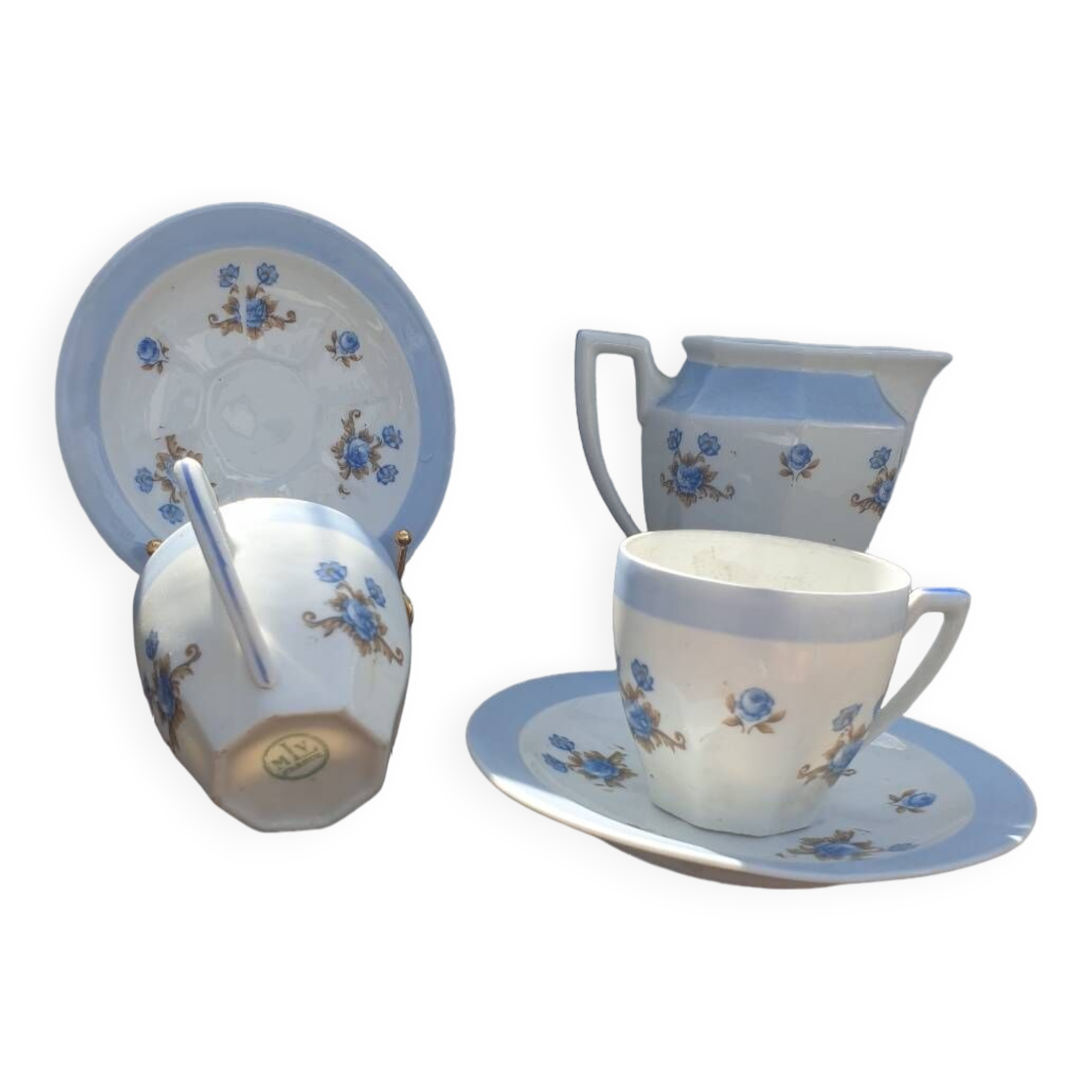 Ensemble service à thé porcelaine