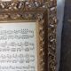 Golden frame secret shelf