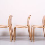 6 Gijs Bakker Strip Chairs for castelyn 1970s