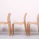 6 Gijs Bakker Strip Chairs for castelyn 1970s
