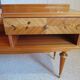 Console dressing table - hall furniture - drawer and mirror - 60s - vintage - modernist