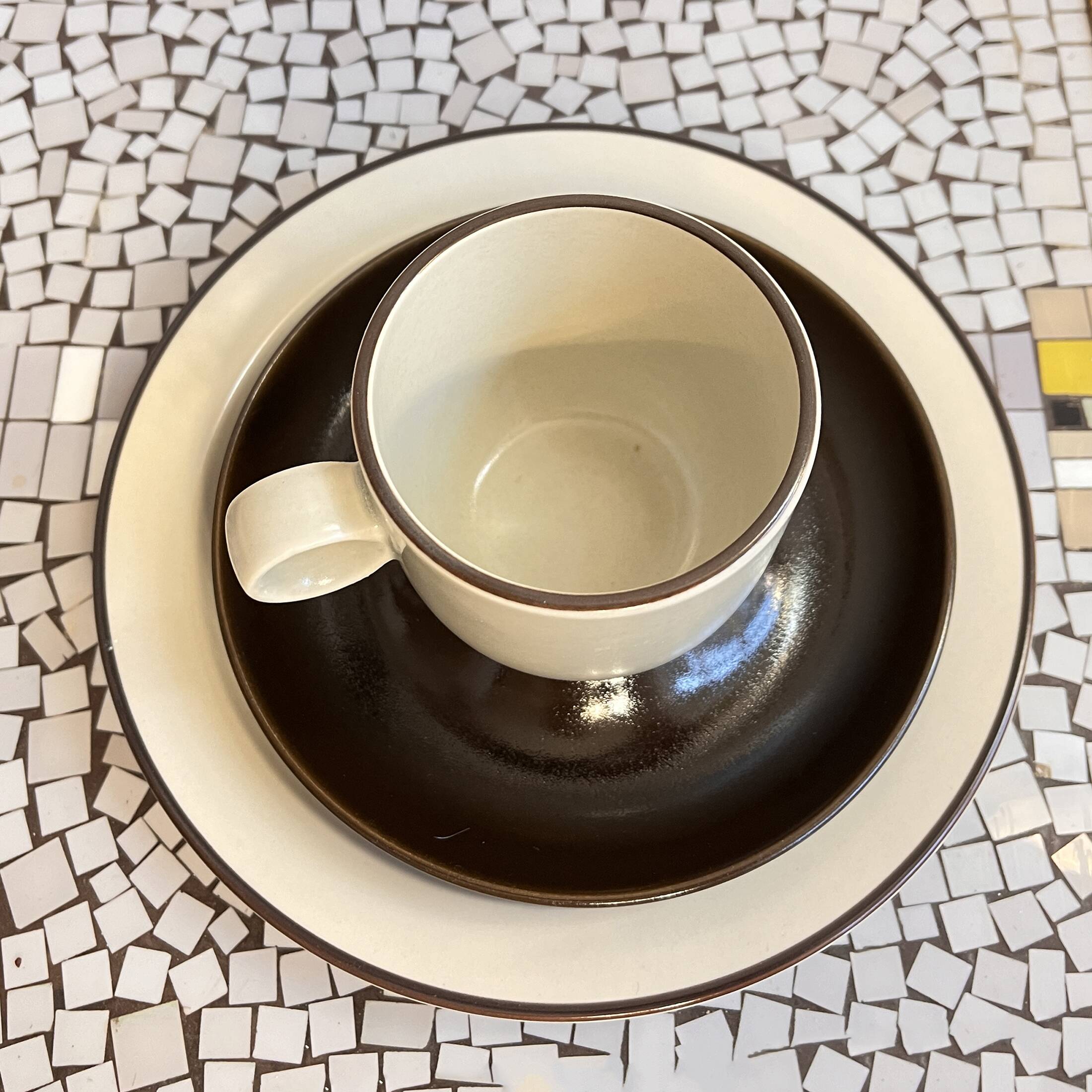 Trio breakfast set designed by W. Karnagel Rosenthal Studio-line, Germany in the 1970s.