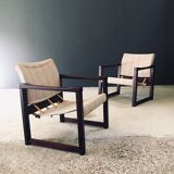 Diana Safari Lounge Chairs attributed to Karin Mobring for Ikea, 1970s, Set of 2