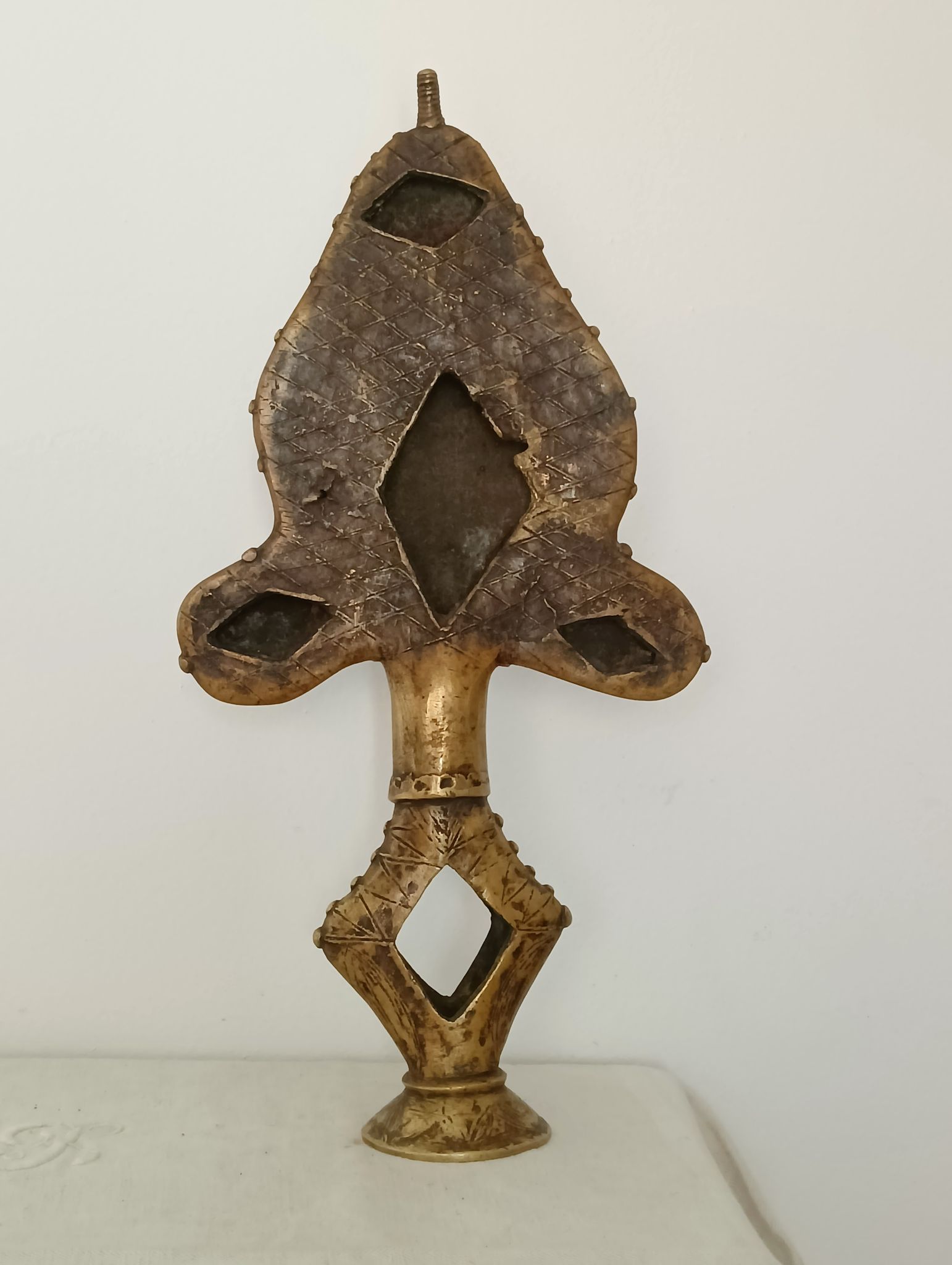 Bronze Statue - Kota Reliquary of Gabon: African. Art - Ethnicity