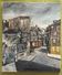 Original 1959 French Oil Painting on Canvas – Signed ‘El Juge’, Paris Scene