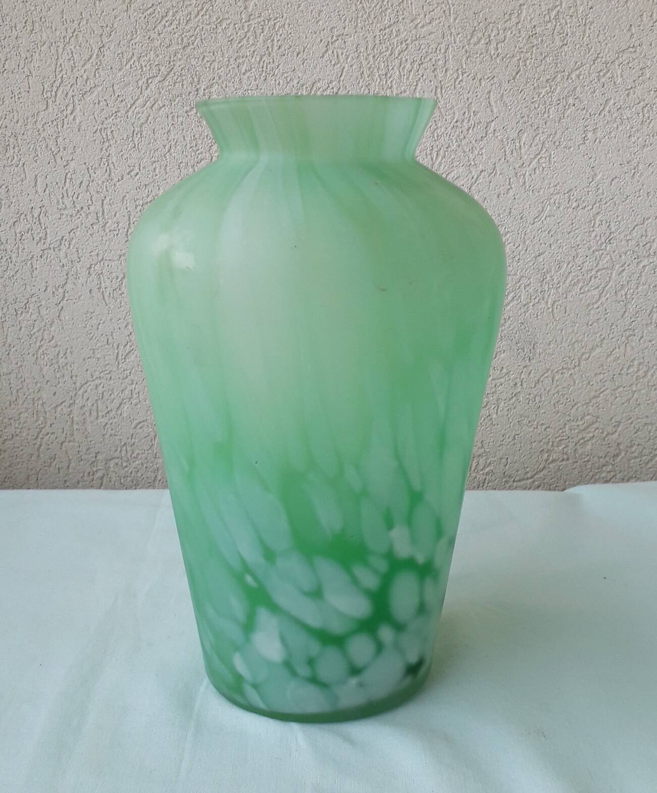 Clichy style glass vase