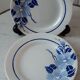 Set of 6 dessert plates Moulin des Loups model Eglantine