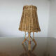 Rattan lamp 1950 1960