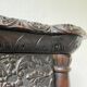 Commode XIXème pin noirci sculpté
