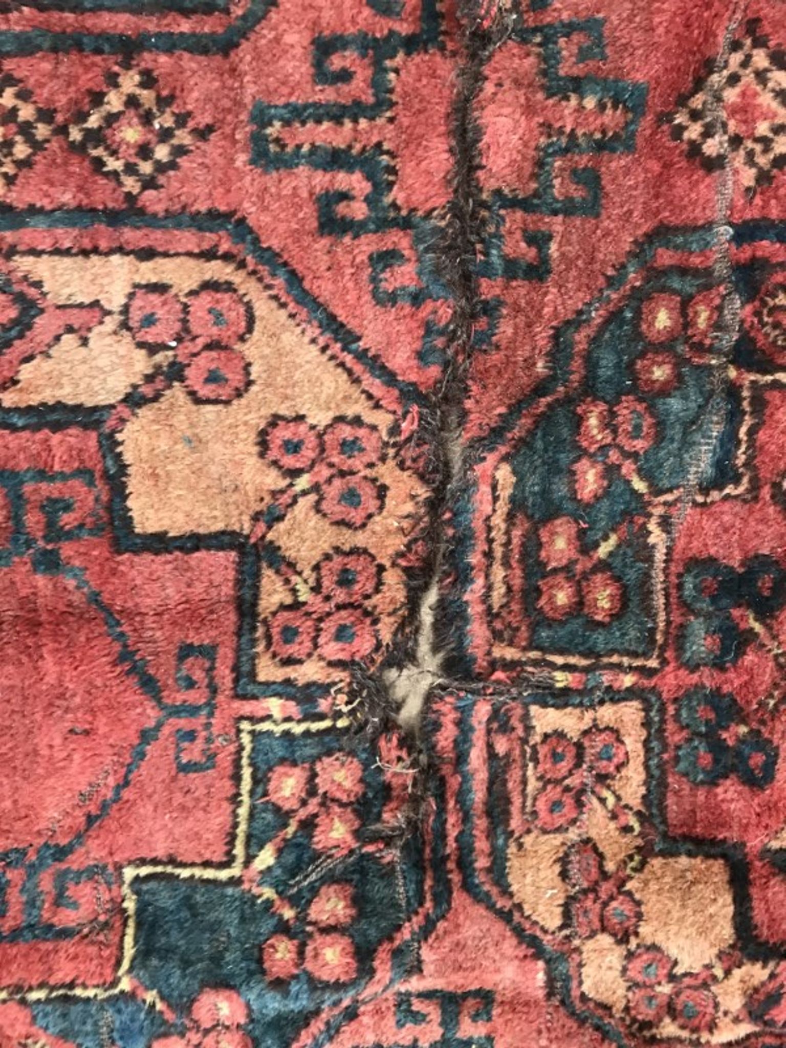 Carpet 19th century former Turkmen Ersari handmade 205 X 288 CM