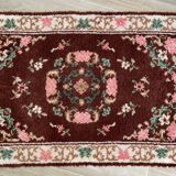 Bohemian pure wool rug from the 70s