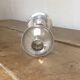 Scandinavian candlestick, wood and chrome