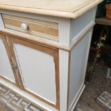 Parisian white buffet and wood Thuileries