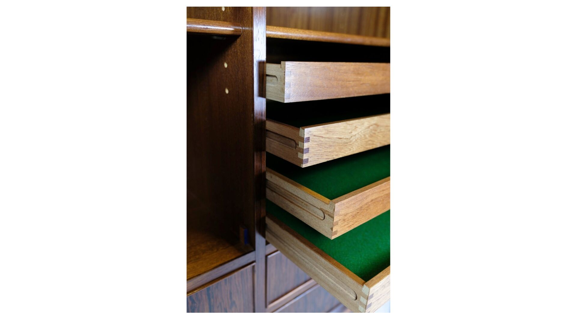 Cabinet / Storage Furniture in Rosewood with Doors and Drawers