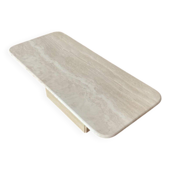 Ligne Roset vintage travertine coffee table from the 70s