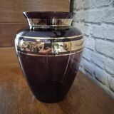 Vintage purple Boom d'Anvers ball vase