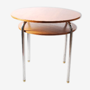 Table en porte-à-faux en acier tubulaire Bauhaus avec sous-panneau ST 41 par la société Robert Slezák