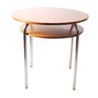 Table en porte-à-faux en acier tubulaire Bauhaus avec sous-panneau ST 41 par la société Robert Slezák