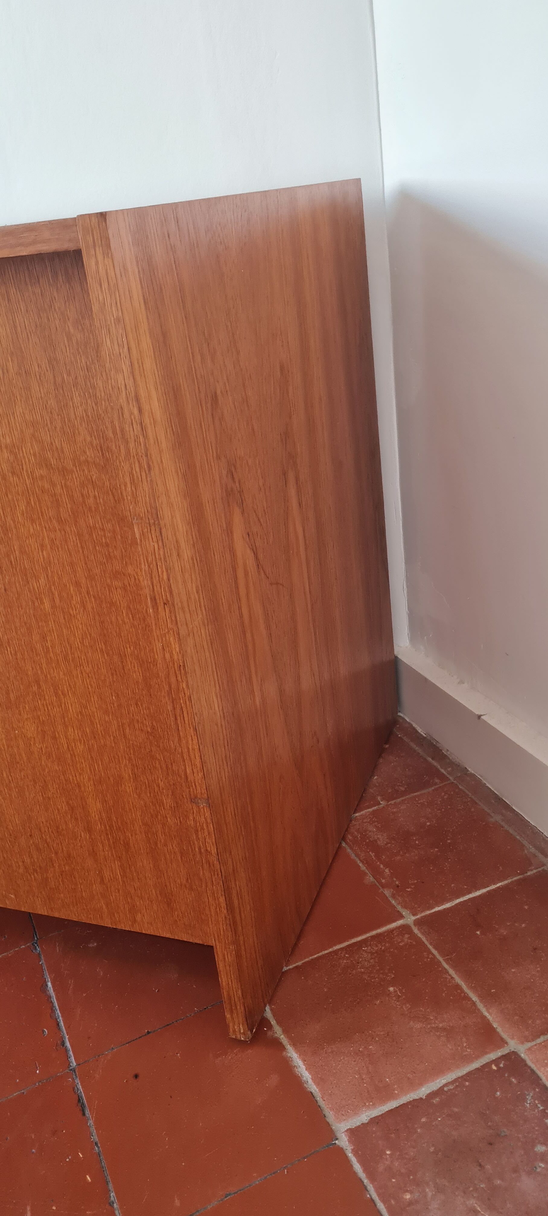 Scandinavian teak row