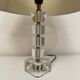 Glass and metal table lamp, Adnet 1970 spirit