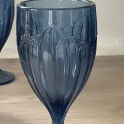 Set of four water glasses model "Sky Blossoms" by Lenox Art style
