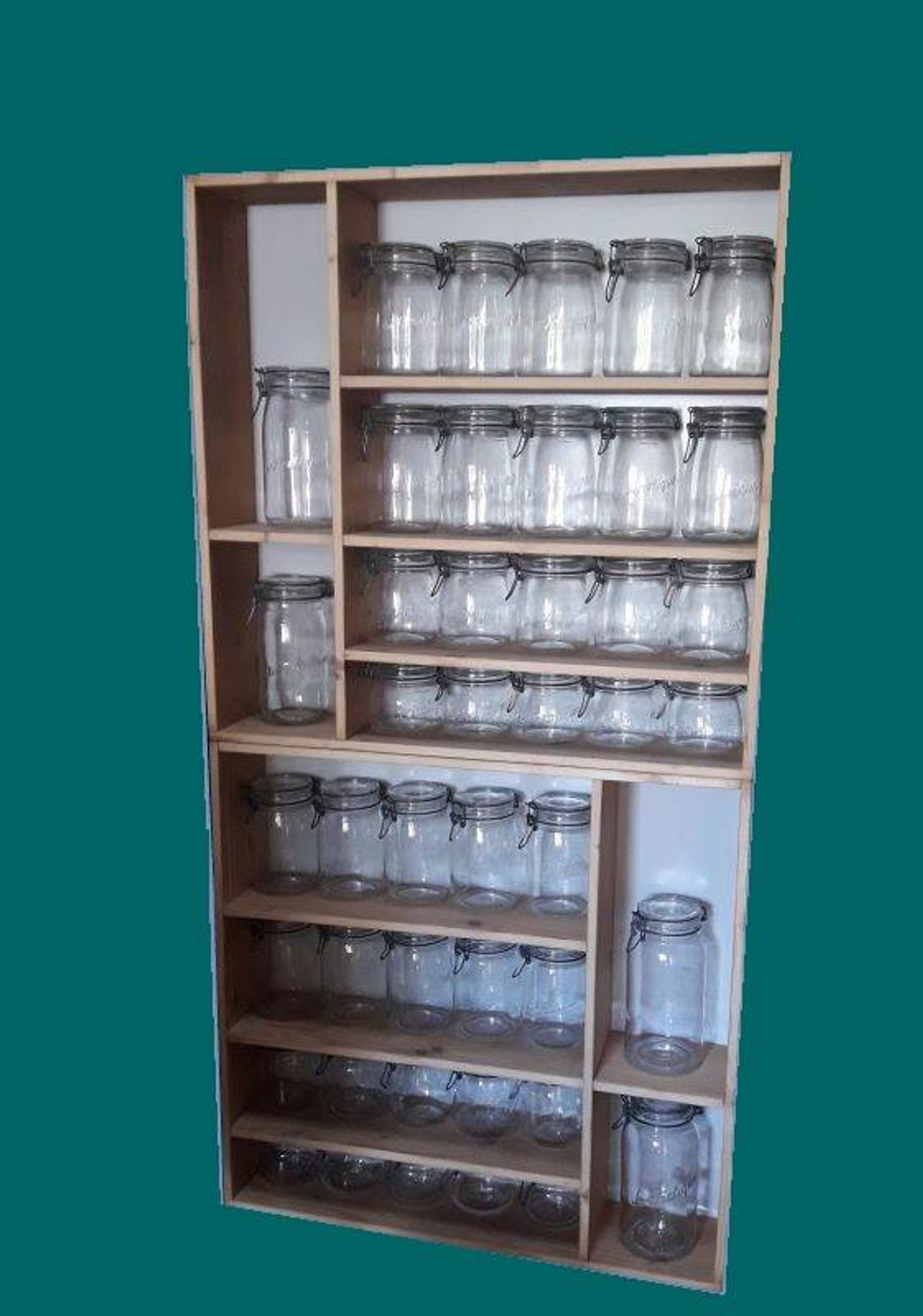 Spice shelves L1.6mxH79cm