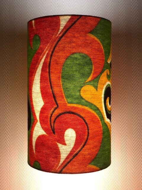 Lampshade Dévil H30 D18 - vintage fabric