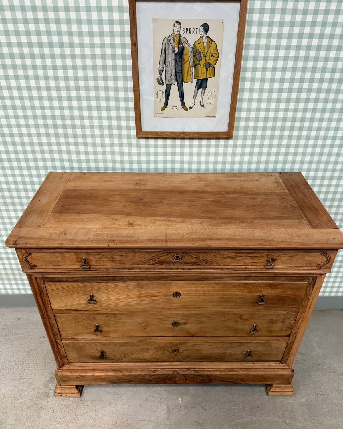 Renovated Louis-Philippe chest of drawers