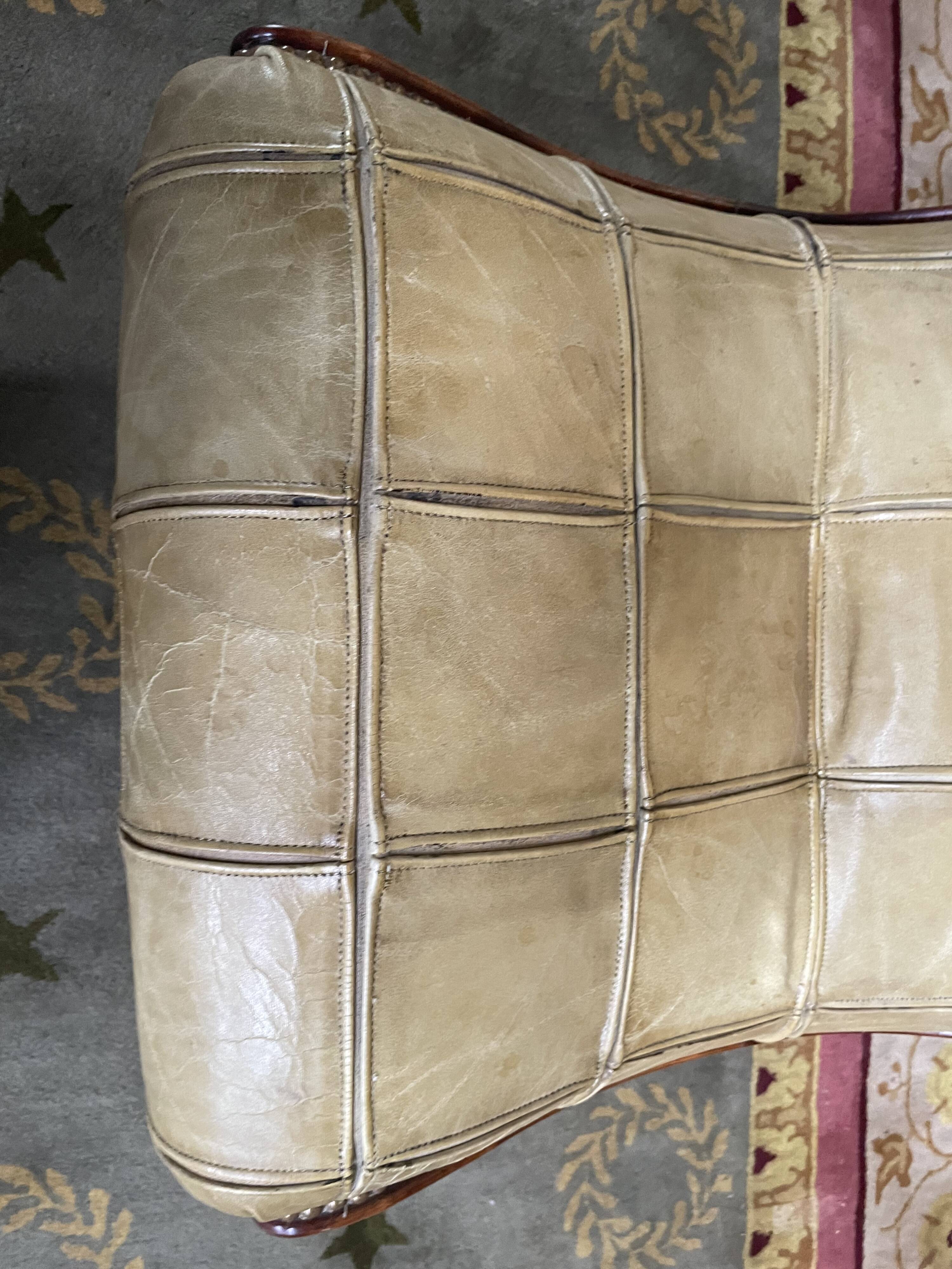 Armchair - Chesterfield leather driver