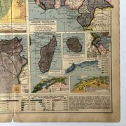 Carte "Colonies Françaises d'Afrique" 1930