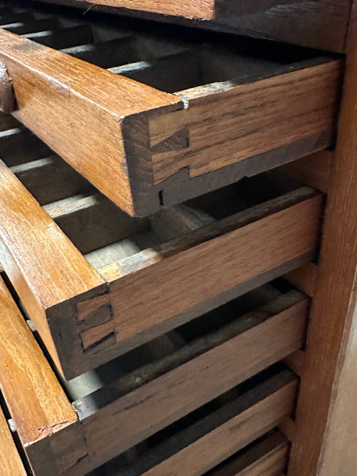 Antique collectors cabinet