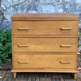 Vintage oak chest of drawers 1960