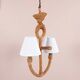 Audoux & Minet - vintage anchor rope chandelier - France circa 1950
