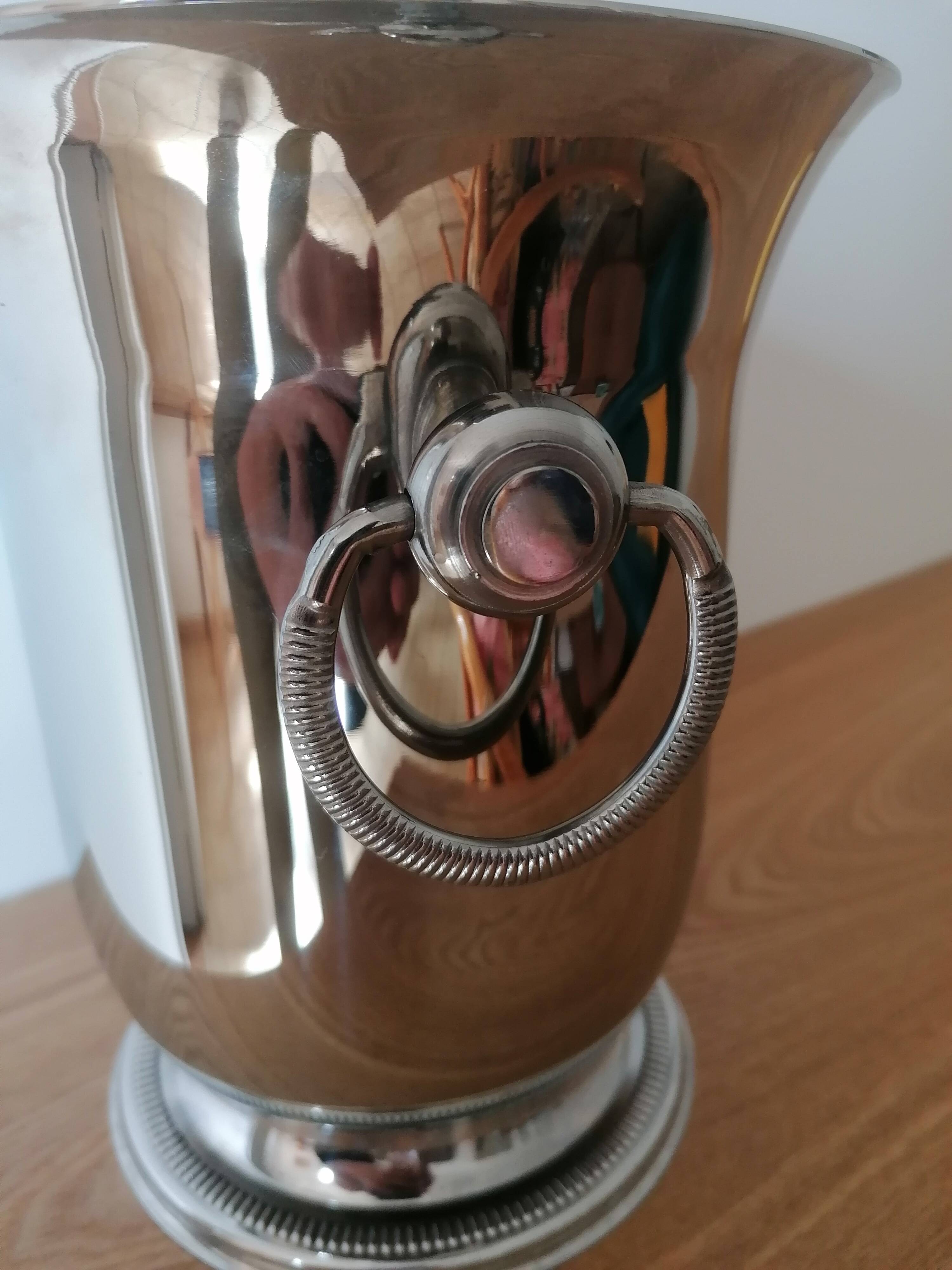Champagne bucket Jean Couzon stainless steel 18/10
