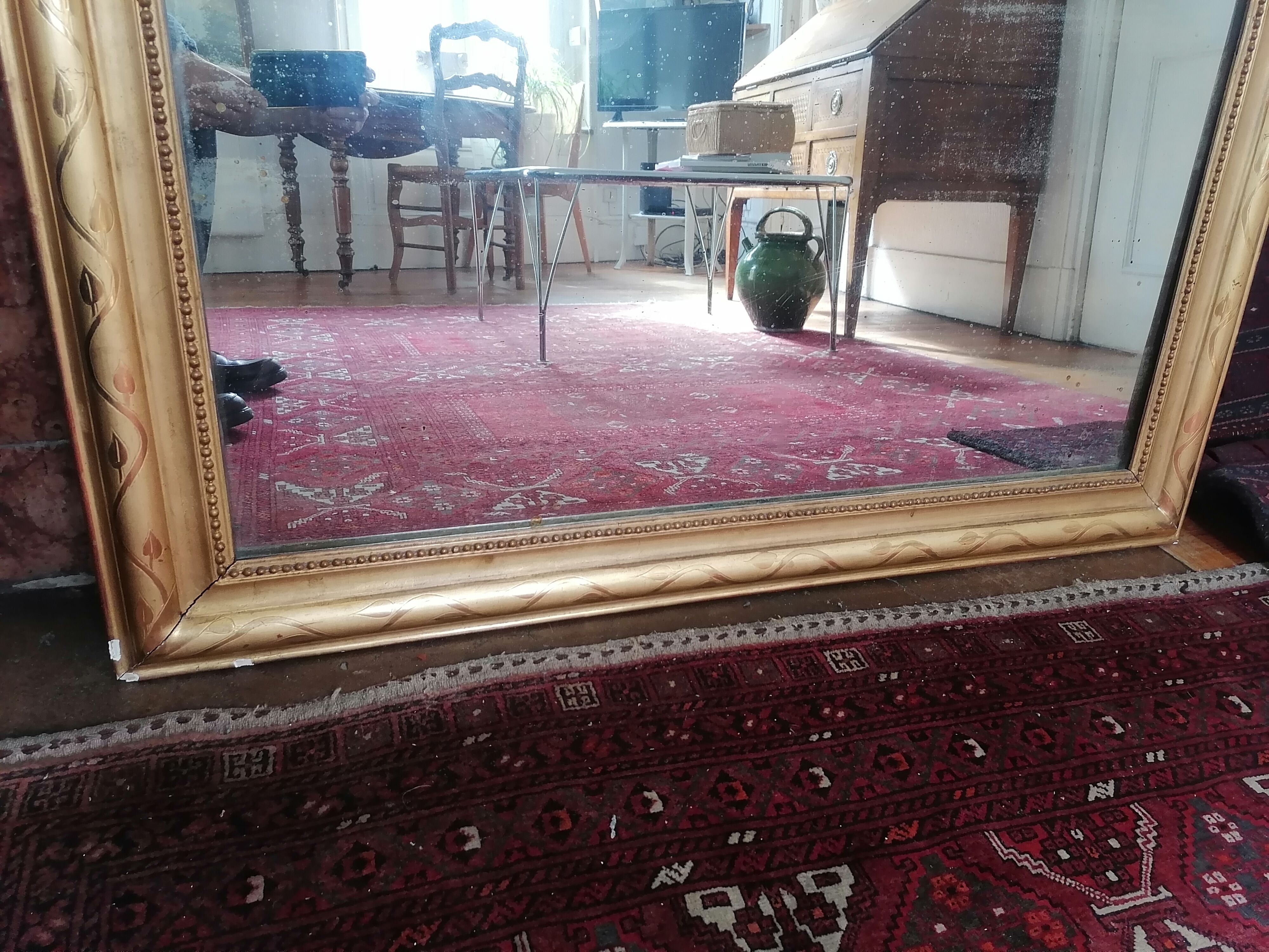 Miroir Louis XVI, 19ème, 148x108cm