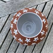 Vase floral en céramique par Edith Nielsen pour Zeuthen Keramik