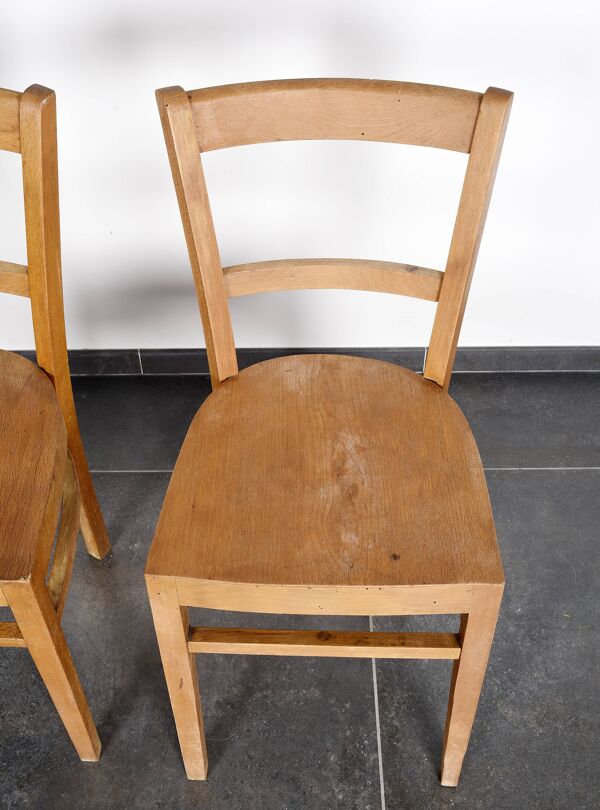 Paire de chaises bistrot authentiques fischel