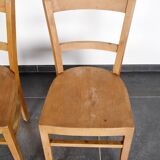 Pair of authentic fischel bistro chairs