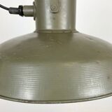 Vintage Green Army Pendant Lamp, 1960s