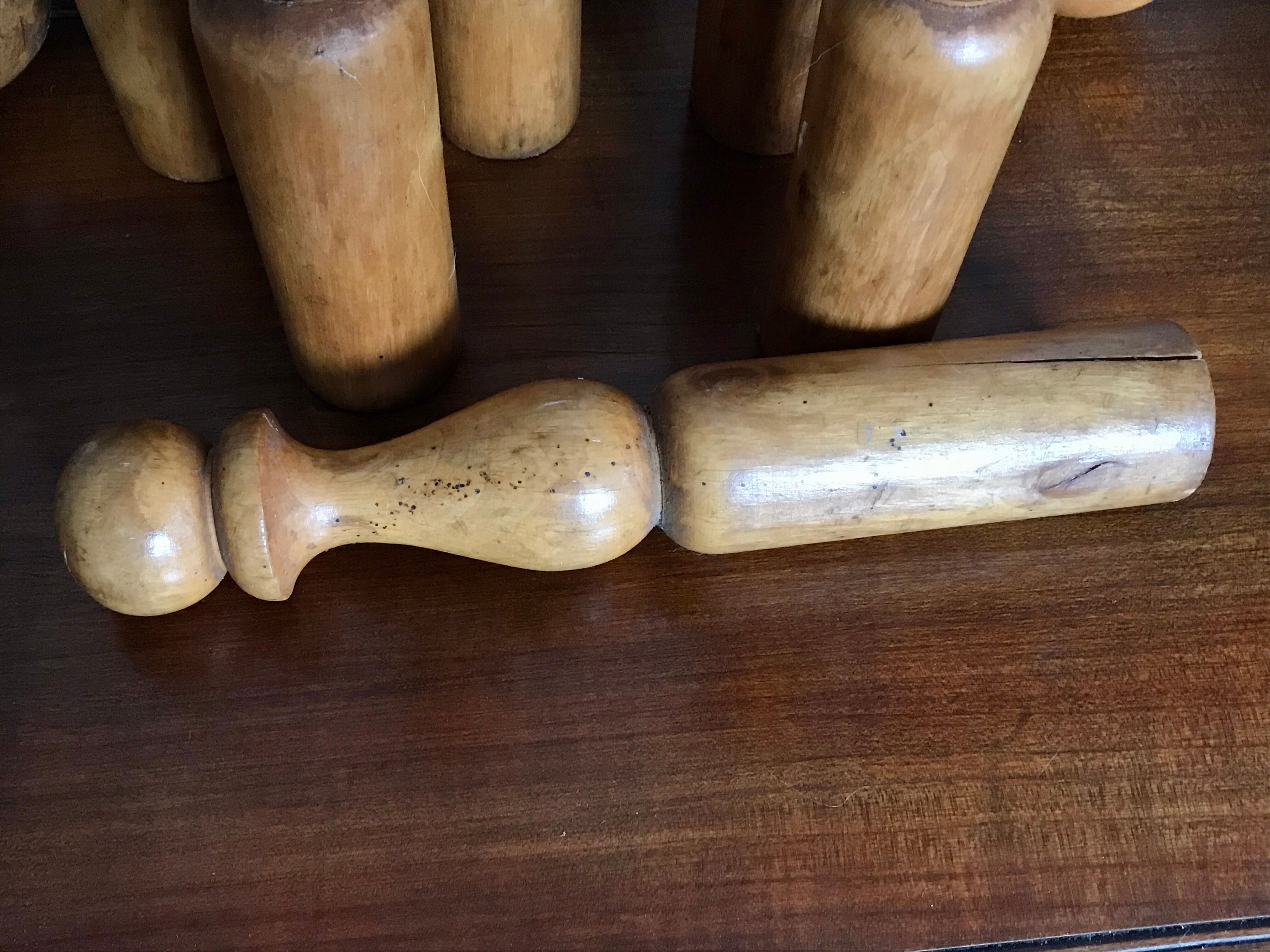 Old wooden squid