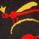 Tapis Contemporain ORA Hooked en Laine (73cm x 144cm), Édition Unique, Made