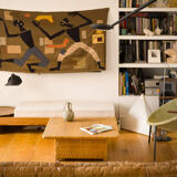 Table basse en rotin