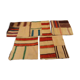 Ensemble de cinq coussins en laine