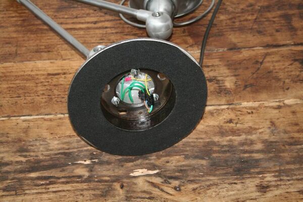 Lampe Jielde industriel Jean Louis Domecq 2 bras vernis brillant